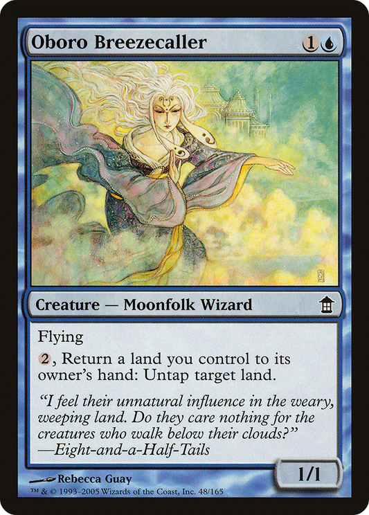 Oboro Breezecaller (SOK-048) - Saviors of Kamigawa Foil