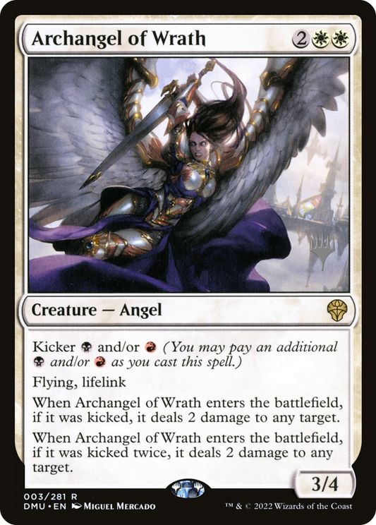 Archangel of Wrath (PPDMU-03P) - Dominaria United Promos