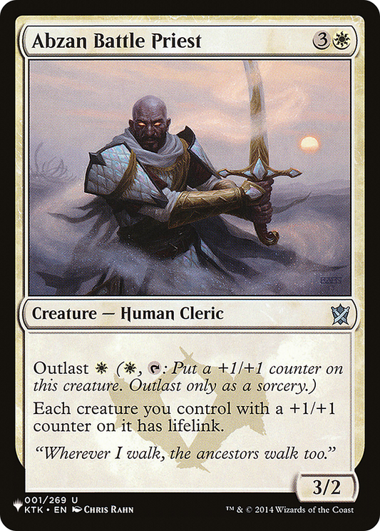 Abzan Battle Priest (LIST-KTK-1) - The List
