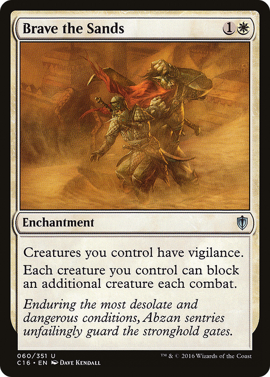 Brave the Sands (C16-060) - Commander 2016