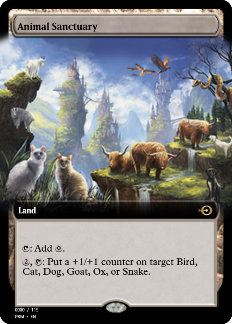 Animal Sanctuary (PRM-82012) - Magic Online Promos Foil