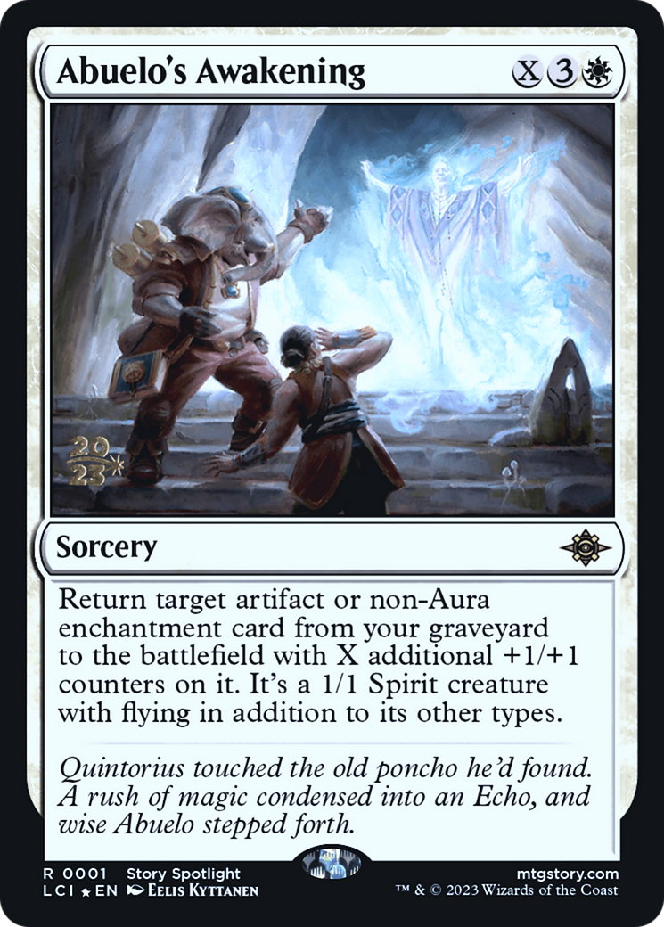 Abuelo's Awakening (PRE-01S) - The Lost Caverns of Ixalan Promos Foil