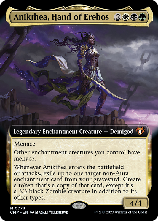 Anikthea, Hand of Erebos (CMM-773) - Commander Masters: (Extended Art, enchantment)
