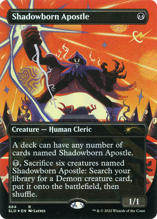 Shadowborn Apostle (SLD-684) - Secret Lair Drop (Borderless) Foil