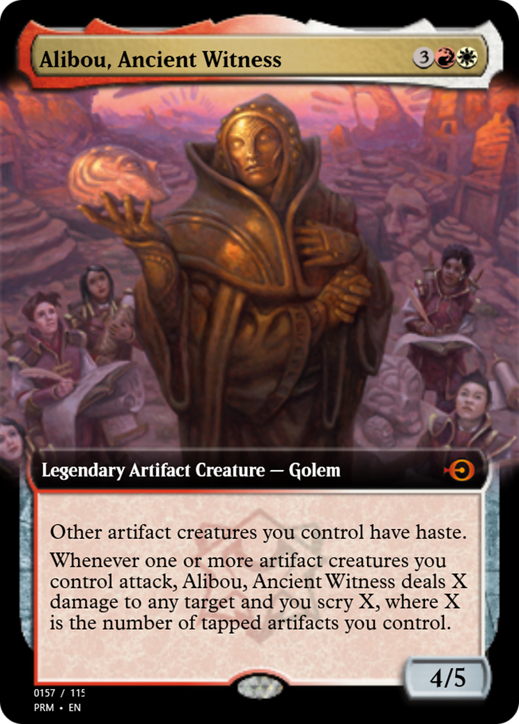 Alibou, Ancient Witness (PRM-90286) - Magic Online Promos Foil