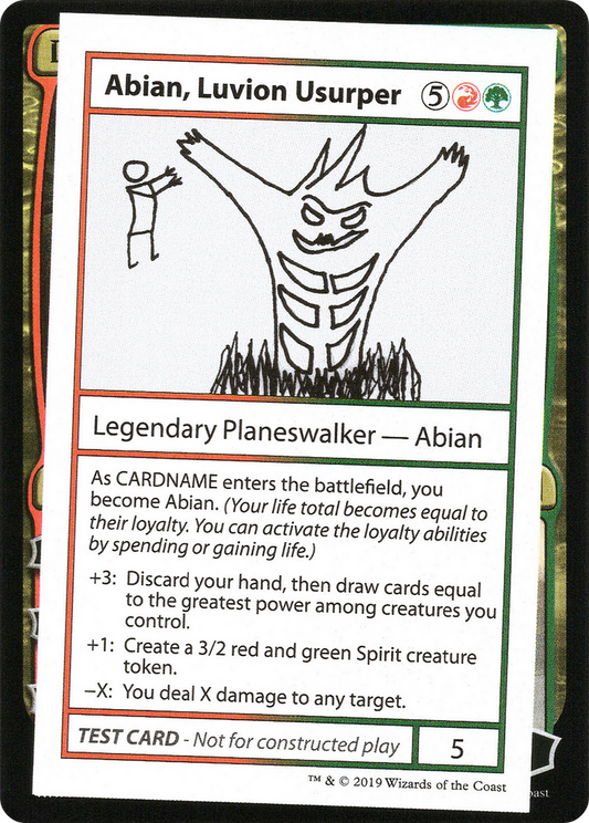 Abian, Luvion Usurper (CMB1-087) - Mystery Booster Playtest Cards 2021