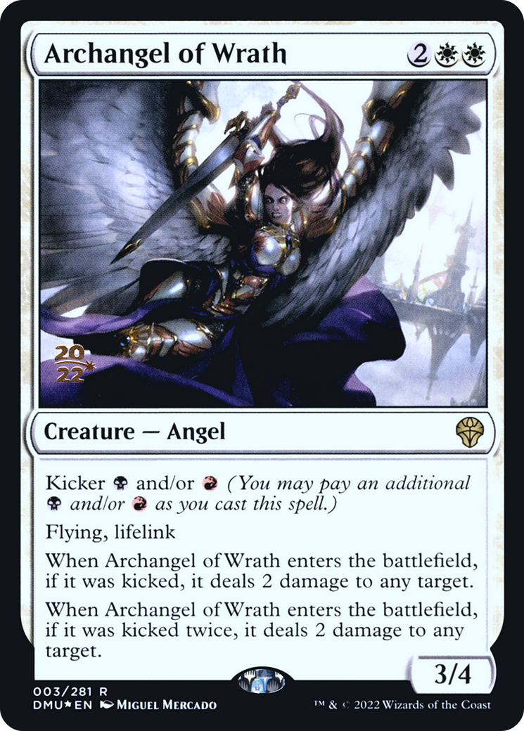 Archangel of Wrath (PRE-03S) - Dominaria United Promos Foil