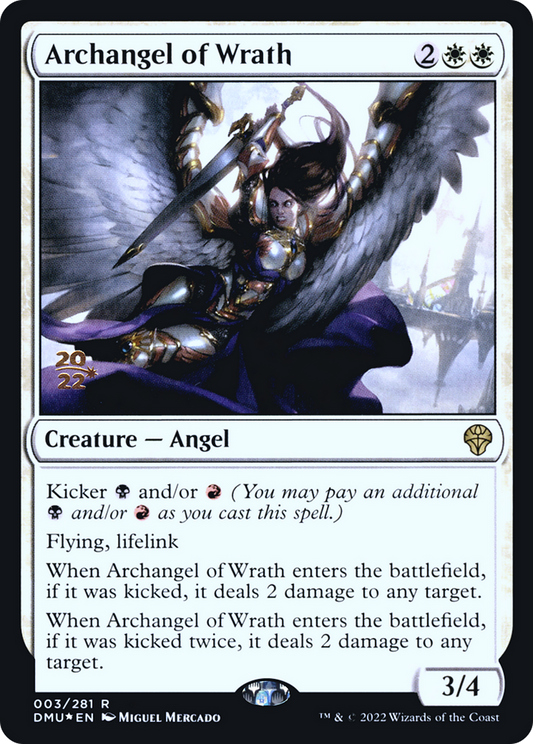 Archangel of Wrath (PRE-03S) - Dominaria United Promos Foil