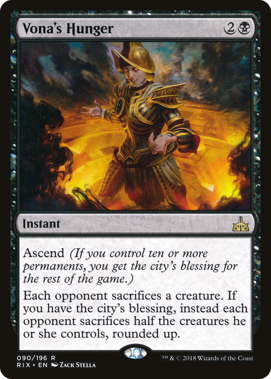 Vona's Hunger (RIX-090) - Rivals of Ixalan Foil
