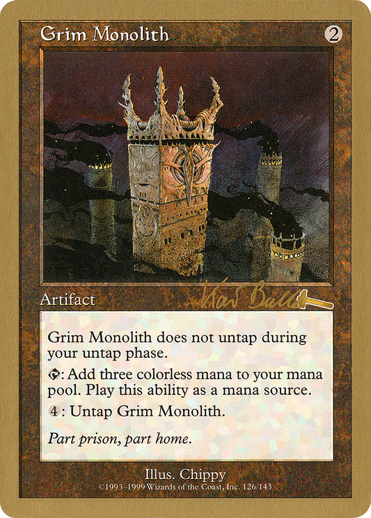 Grim Monolith (WCD-KB126) - World Championship Decks 1999