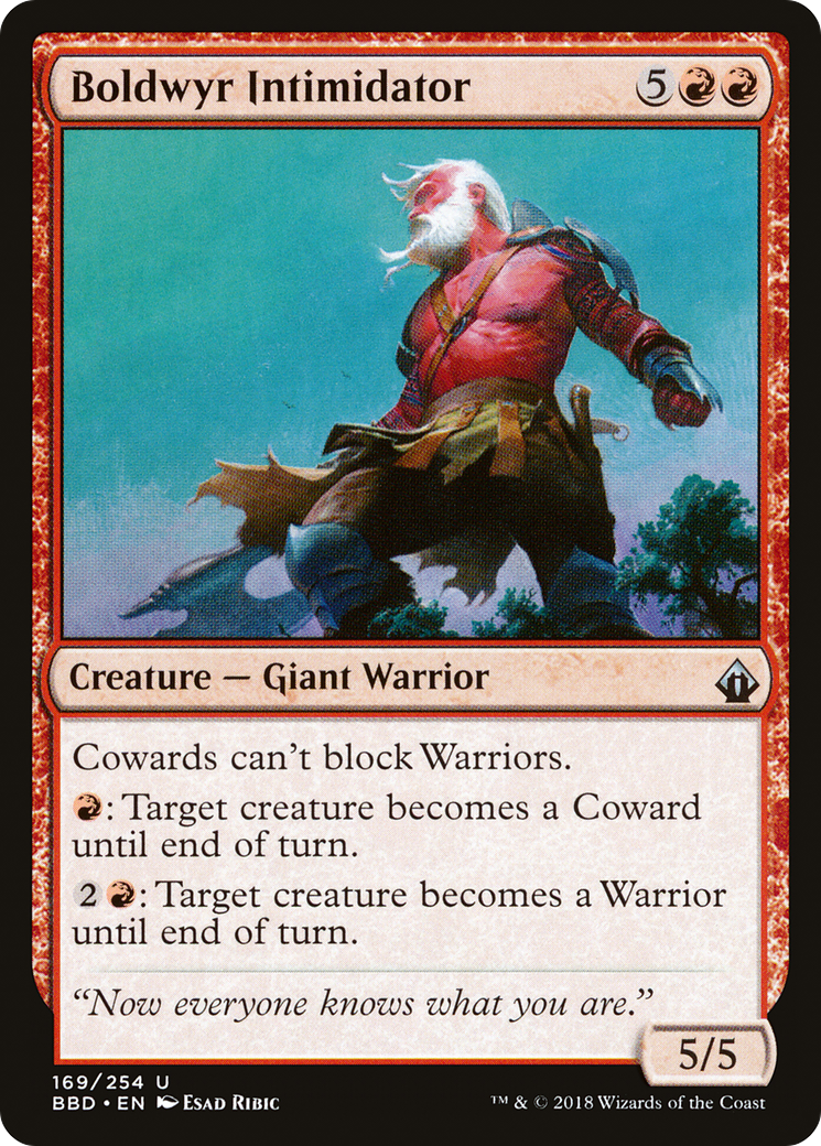 Boldwyr Intimidator (BBD-169) - Battlebond Foil