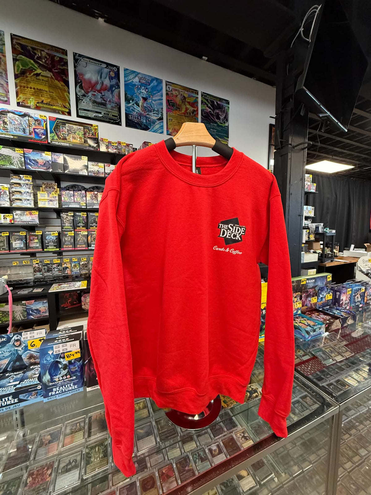TSD Crewneck "Cards & Coffee" - Red