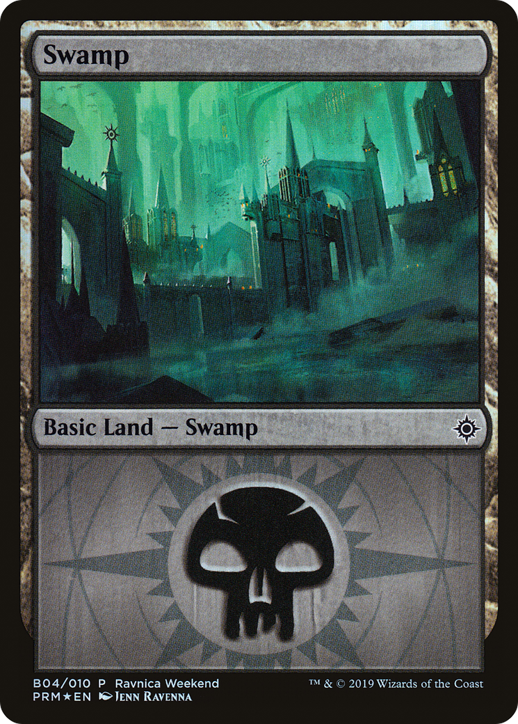 Swamp (LARP-B04) - RNA Ravnica Weekend Foil