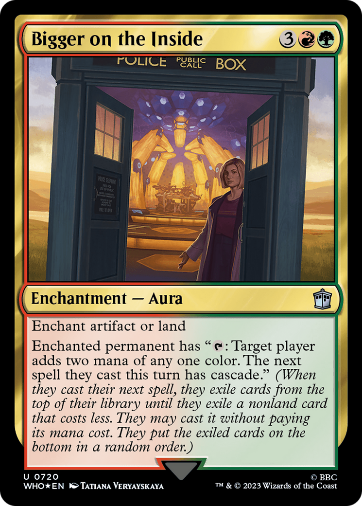 Bigger on the Inside (WHO-720) - Doctor Who Foil