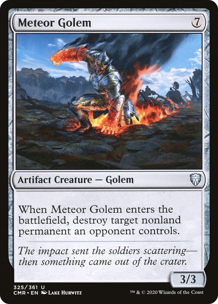 Meteor Golem (CMR-325) - Commander Legends