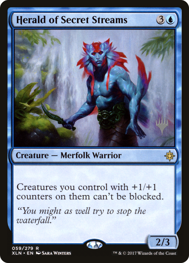 Herald of Secret Streams (PPM20-59P) - Ixalan Promos