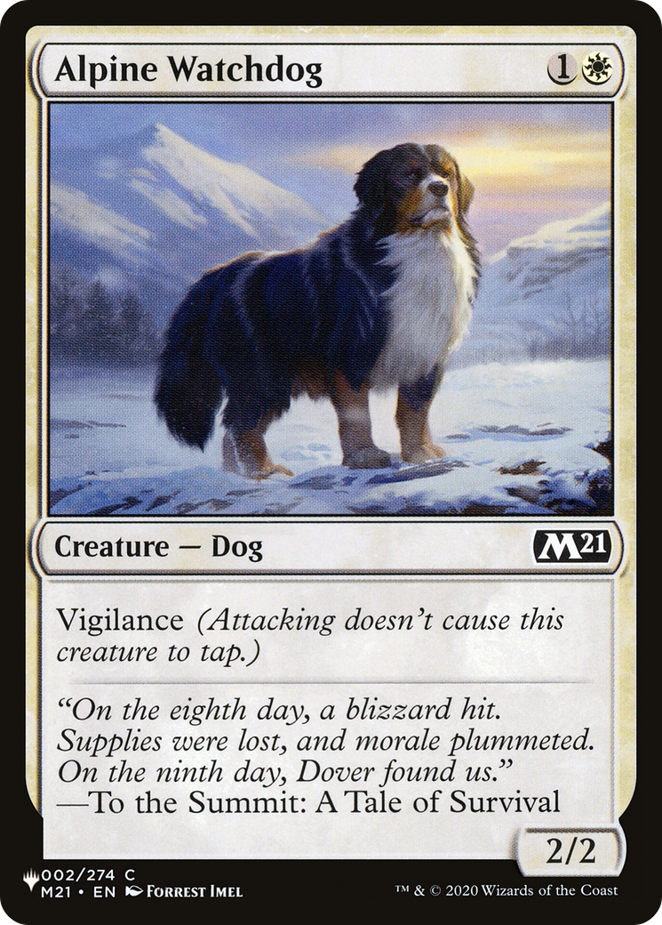 Alpine Watchdog (LIST-M21-2) - The List