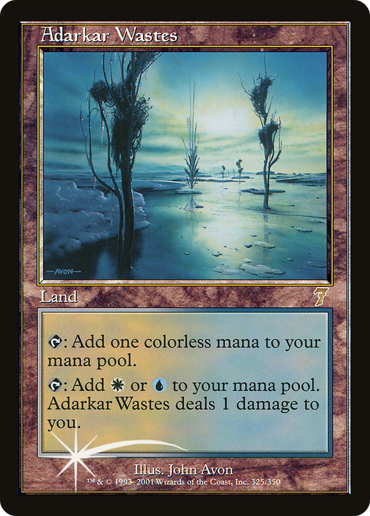 Adarkar Wastes (7ED-325★) - Seventh Edition Foil