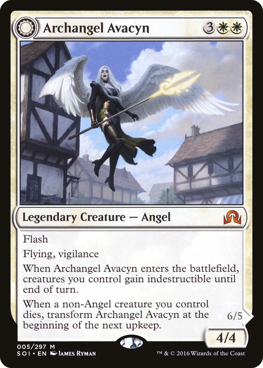 Archangel Avacyn // Avacyn, the Purifier (SOI-005) - Shadows over Innistrad: (Double Faced Transform) Foil