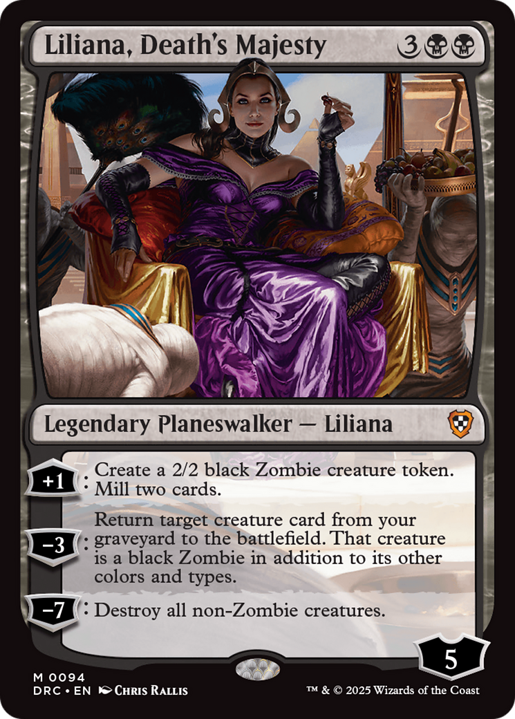 Liliana, Death's Majesty (DRC-094) - Commander: Aetherdrift Foil