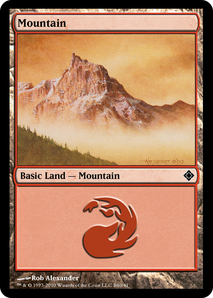Mountain (TD0-B40) - Magic Online Theme Decks