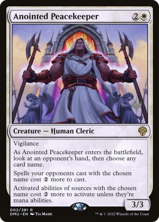 Anointed Peacekeeper (PPDMU-02P) - Dominaria United Promos Foil