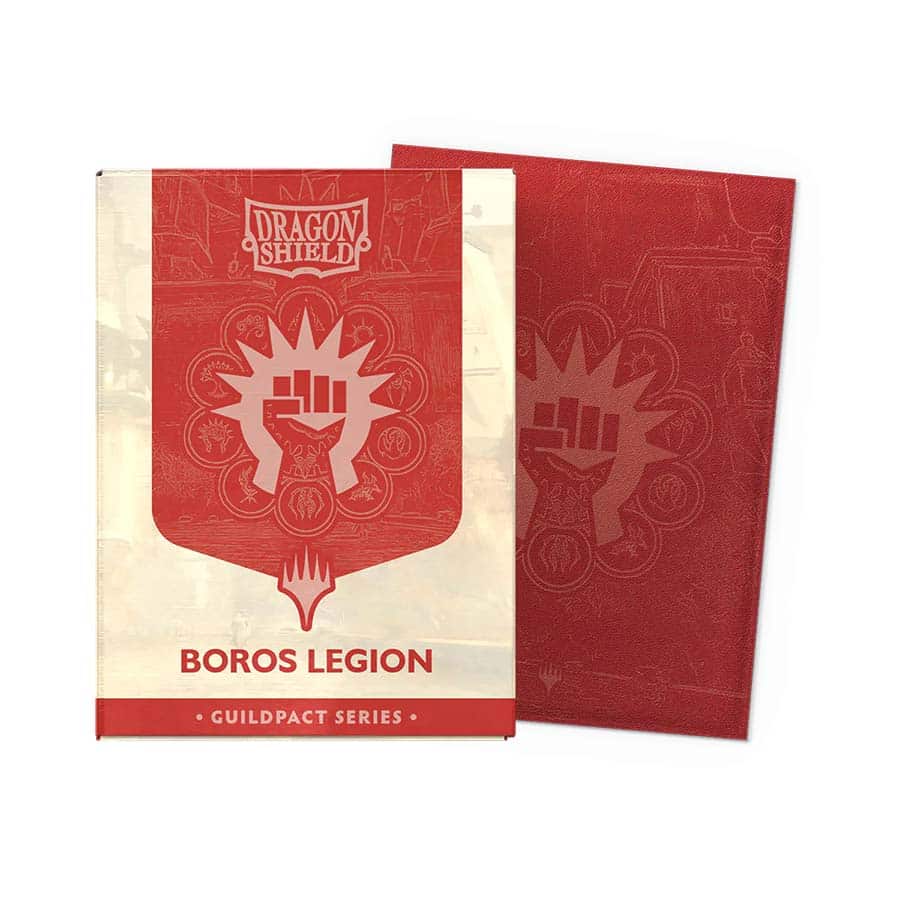 DRAGON SHIELD SLEEVES MATTE DUAL ART SLEEVES 100CT GUILD PACT - BOROS LEGION