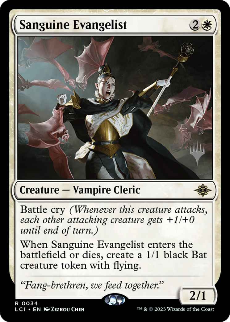 Sanguine Evangelist (PPLCI-34P) - The Lost Caverns of Ixalan Promos Foil