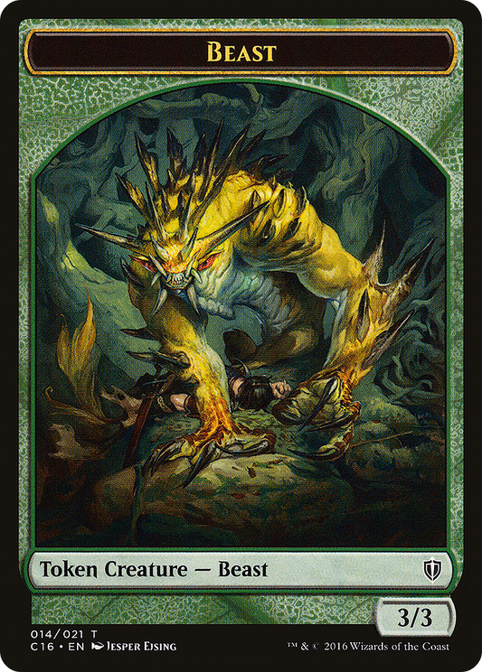 Beast (C16-014) - Commander 2016 Tokens