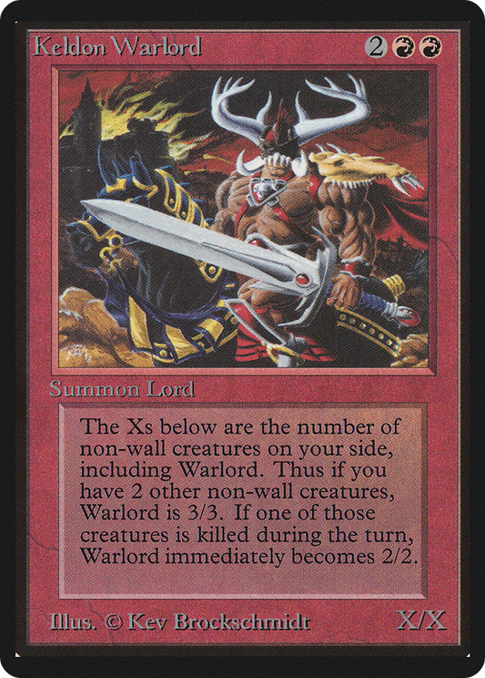 Keldon Warlord (LEB-161) - Limited Edition Beta