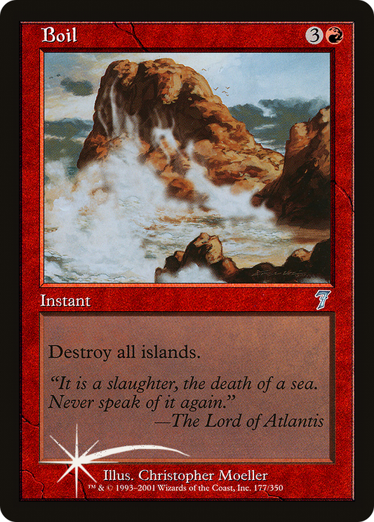 Boil (7ED-177★) - Seventh Edition Foil