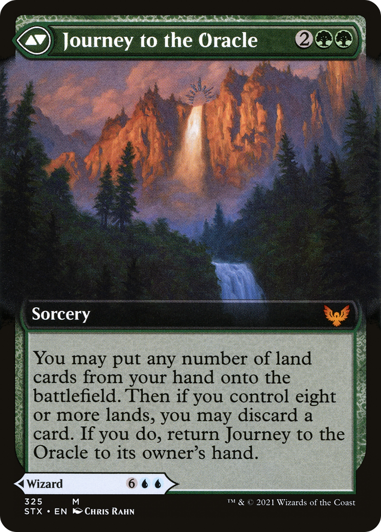 Jadzi, Oracle of Arcavios // Journey to the Oracle (STX-325) - Strixhaven: School of Mages: (Extended Art) Foil
