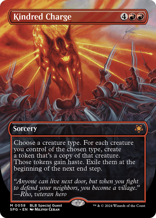Kindred Charge (SPG-058) - Special Guests (Borderless) Foil