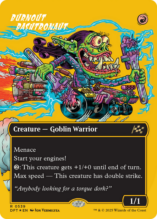 Burnout Bashtronaut (DFT-539) - Aetherdrift (Borderless) Foil