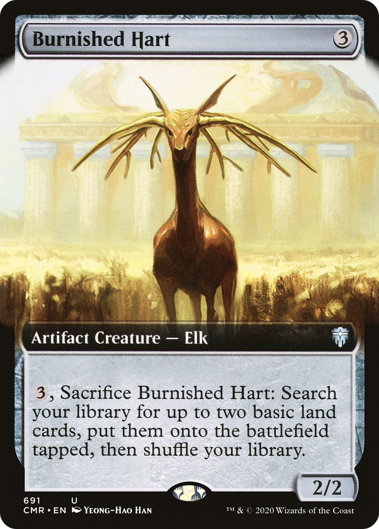 Burnished Hart (CMR-691) - Commander Legends: (Extended Art) Foil