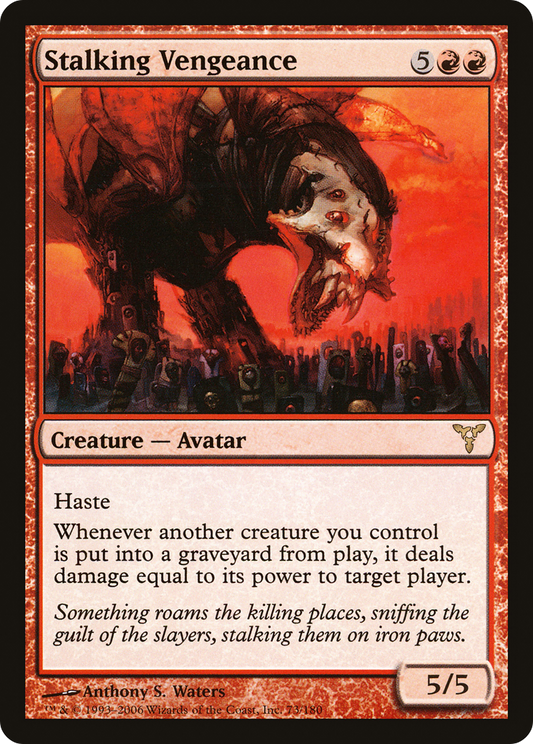 Stalking Vengeance (DIS-073) - Dissension Foil