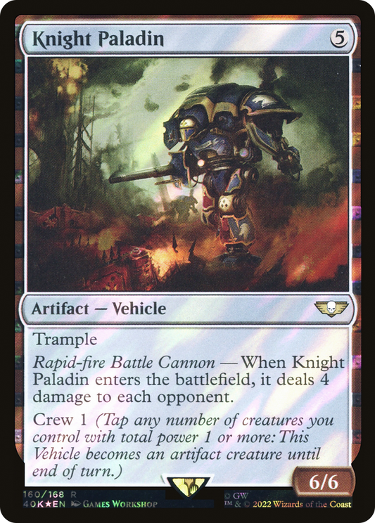 Knight Paladin (40K-160★) - Warhammer 40,000 Commander Foil
