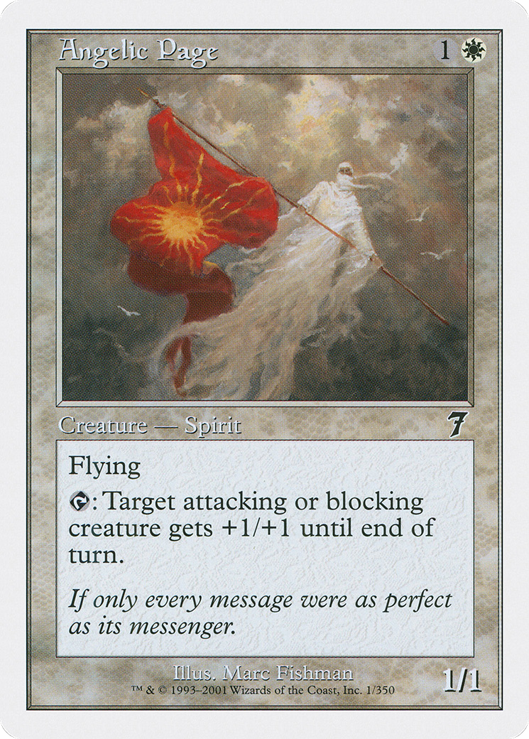 Angelic Page (7ED-001) - Seventh Edition