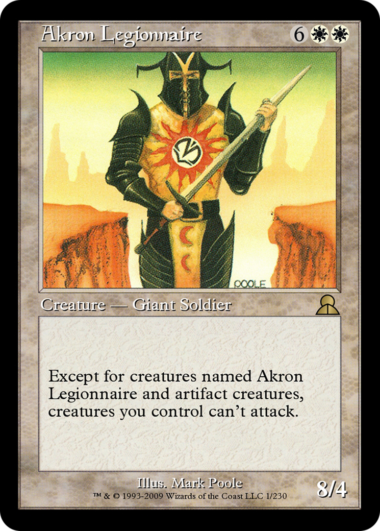 Akron Legionnaire (ME3-001) - Masters Edition III Foil