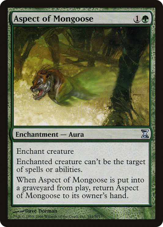 Aspect of Mongoose (TSP-191) - Time Spiral Foil