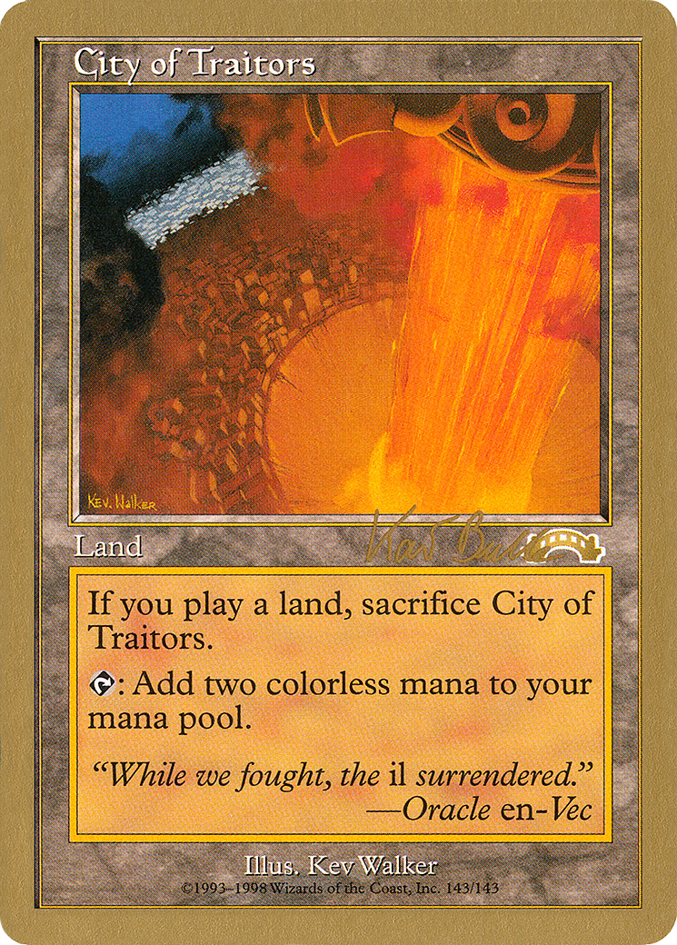 City of Traitors (WCD-KB143A) - World Championship Decks 1999