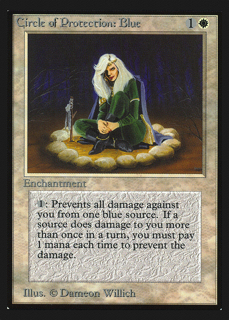 Circle of Protection: Blue (IED-011) - Intl. Collectors' Edition