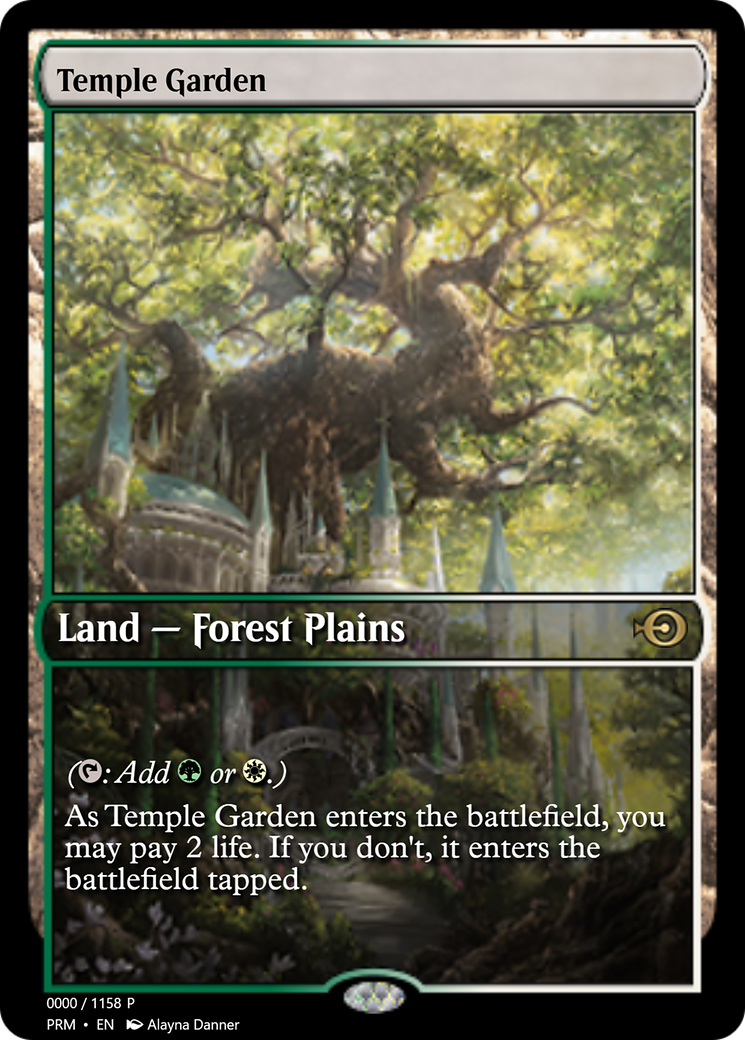Temple Garden (PRM-72303) - Magic Online Promos