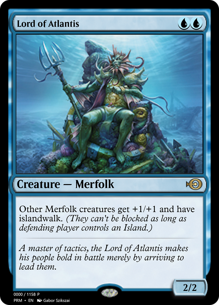 Lord of Atlantis (PRM-69945) - Magic Online Promos Foil