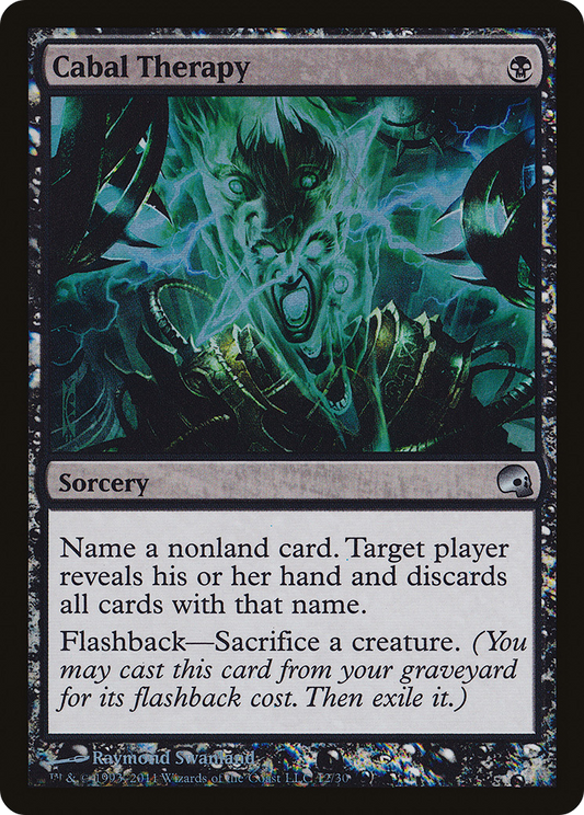 Cabal Therapy (GRV-012) - Premium Deck Series: Graveborn Foil