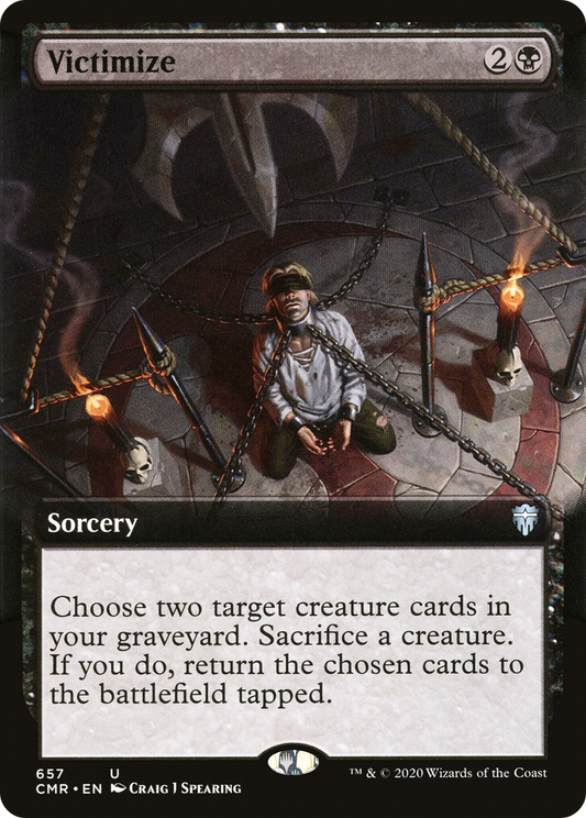 Victimize (CMR-657) - Commander Legends: (Extended Art) Foil