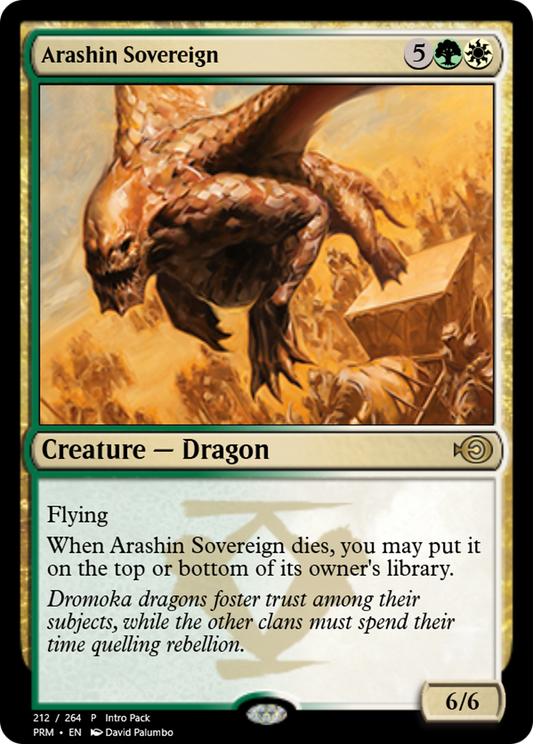 Arashin Sovereign (PRM-56996) - Magic Online Promos Foil