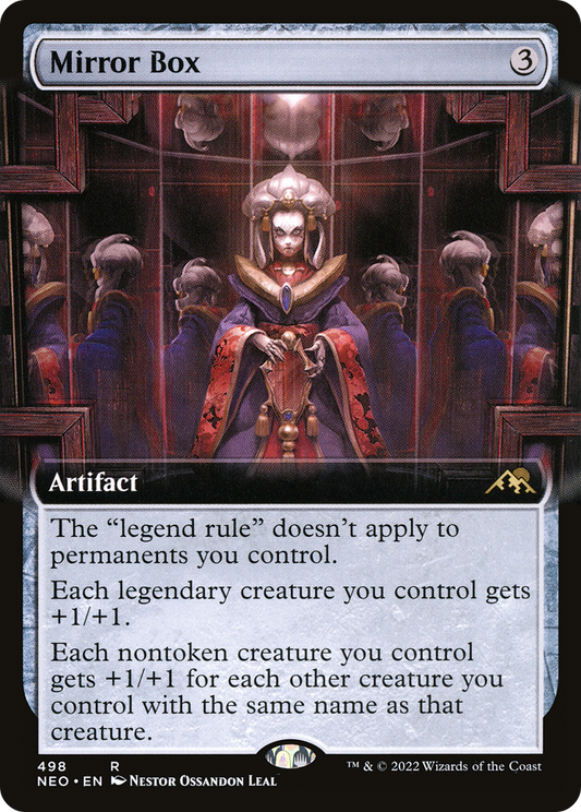 Mirror Box (NEO-498) - Kamigawa: Neon Dynasty: (Extended Art) Foil