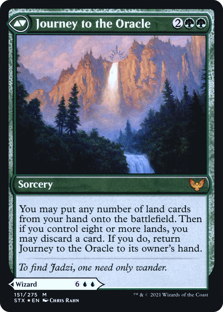 Jadzi, Oracle of Arcavios // Journey to the Oracle (PRE-151S) - Strixhaven: School of Mages Promos Foil