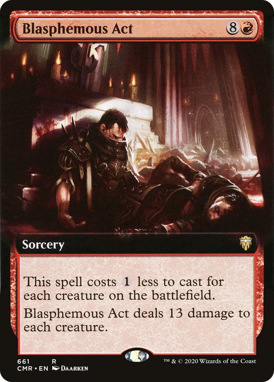 Blasphemous Act (CMR-661) - Commander Legends: (Extended Art)